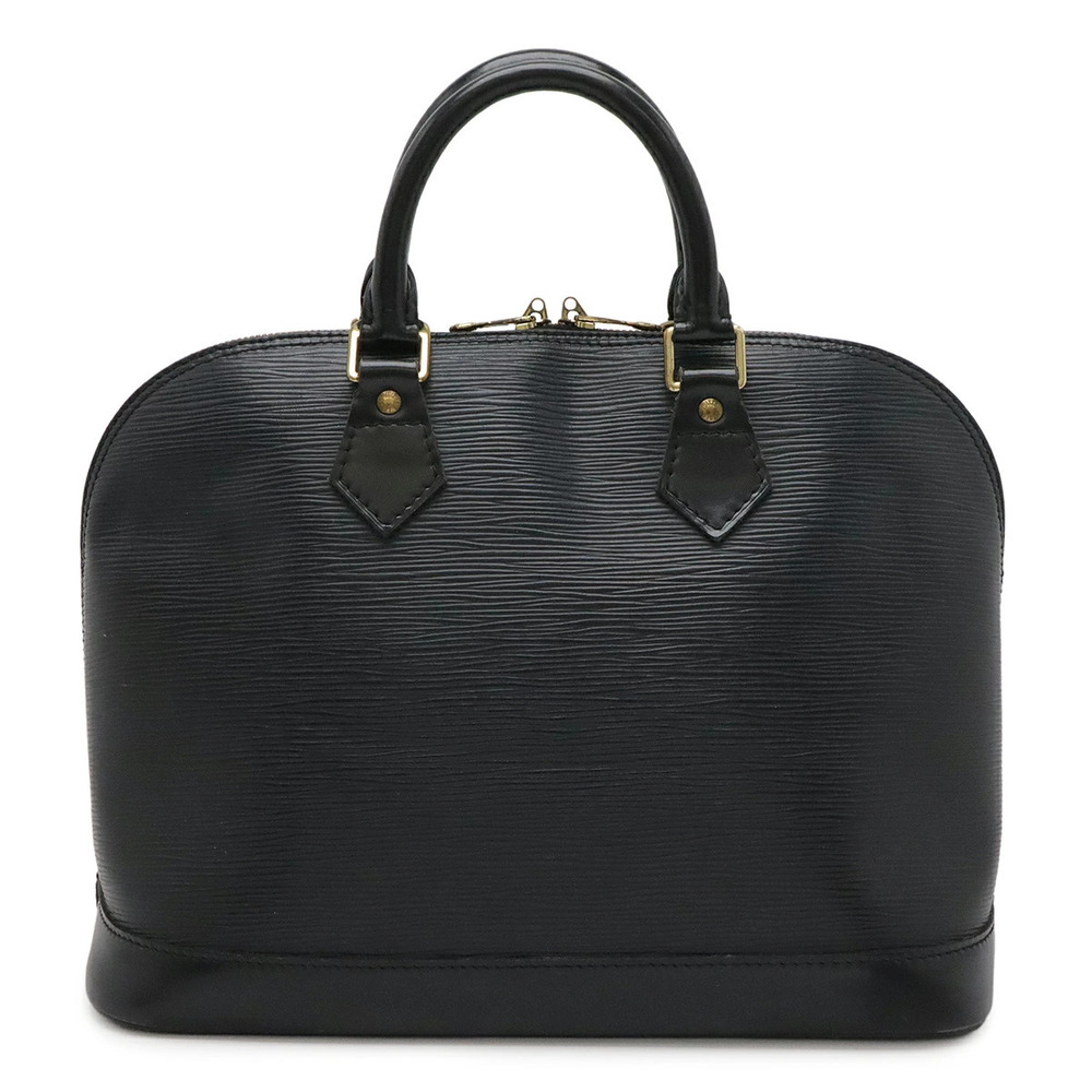 LOUIS VUITTON Epi Alma Handbag Leather Noir Black